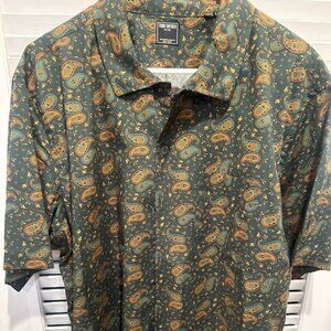 Todd Snyder Men's Paisley Camp Shirt.  XXL